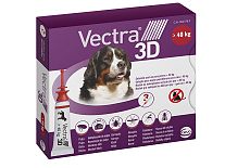 Vectra 3D Pipetas Antiparasitárias para Cães de +40kg (Caixa)